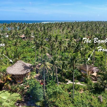 The Bamboo Houses - Tropical Garden & Empty Beach General Luna  Exterior foto