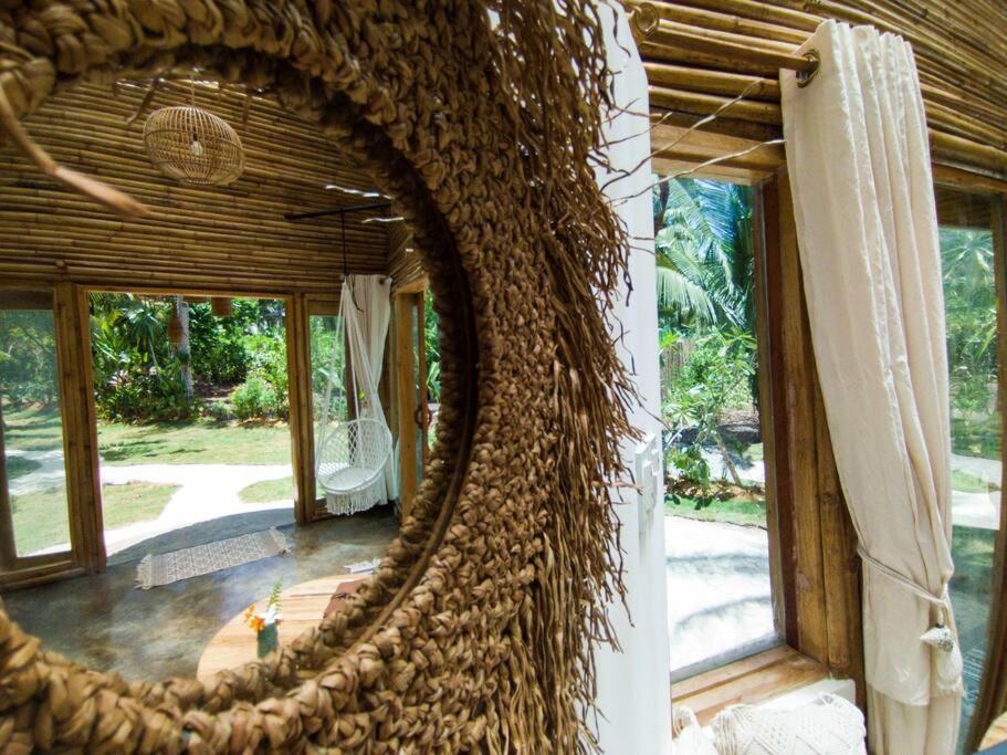 The Bamboo Houses - Tropical Garden & Empty Beach General Luna  Exterior foto