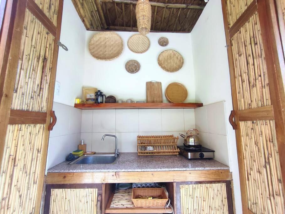 The Bamboo Houses - Tropical Garden & Empty Beach General Luna  Exterior foto