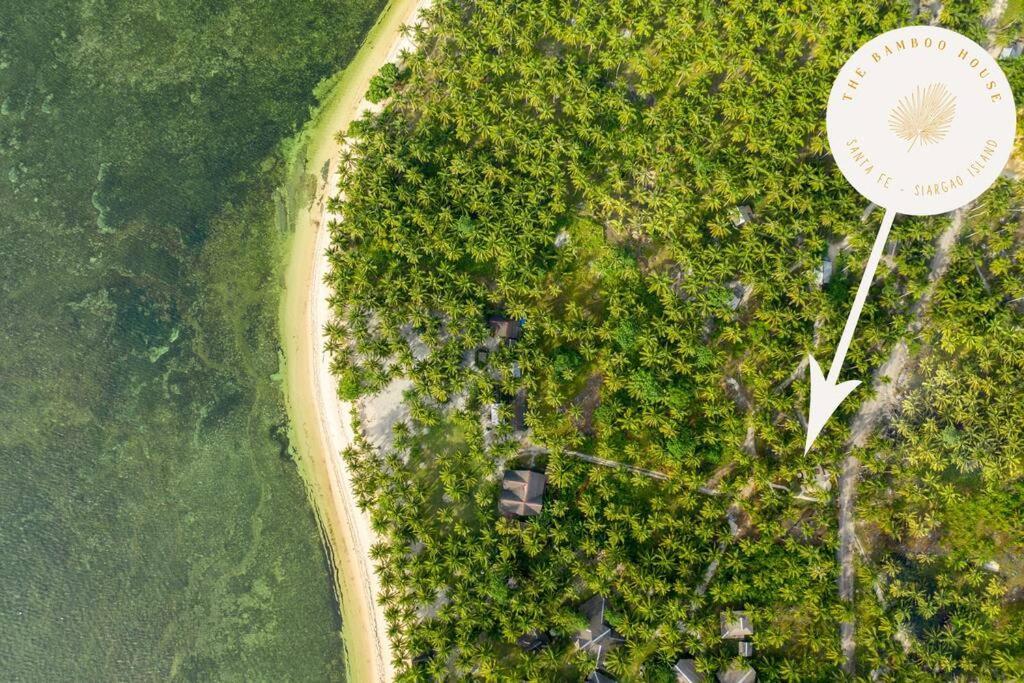 The Bamboo Houses - Tropical Garden & Empty Beach General Luna  Exterior foto