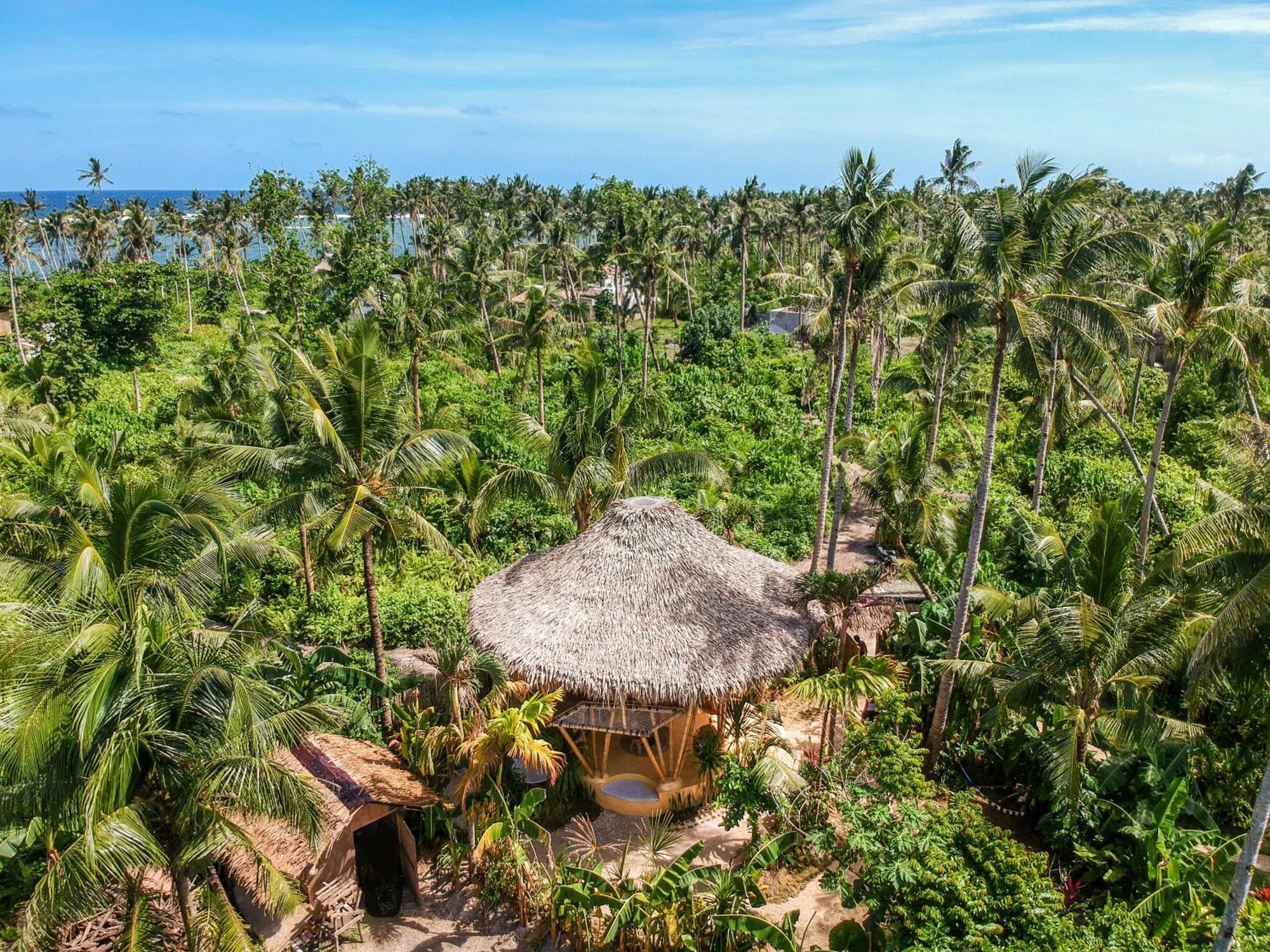 The Bamboo Houses - Tropical Garden & Empty Beach General Luna  Exterior foto